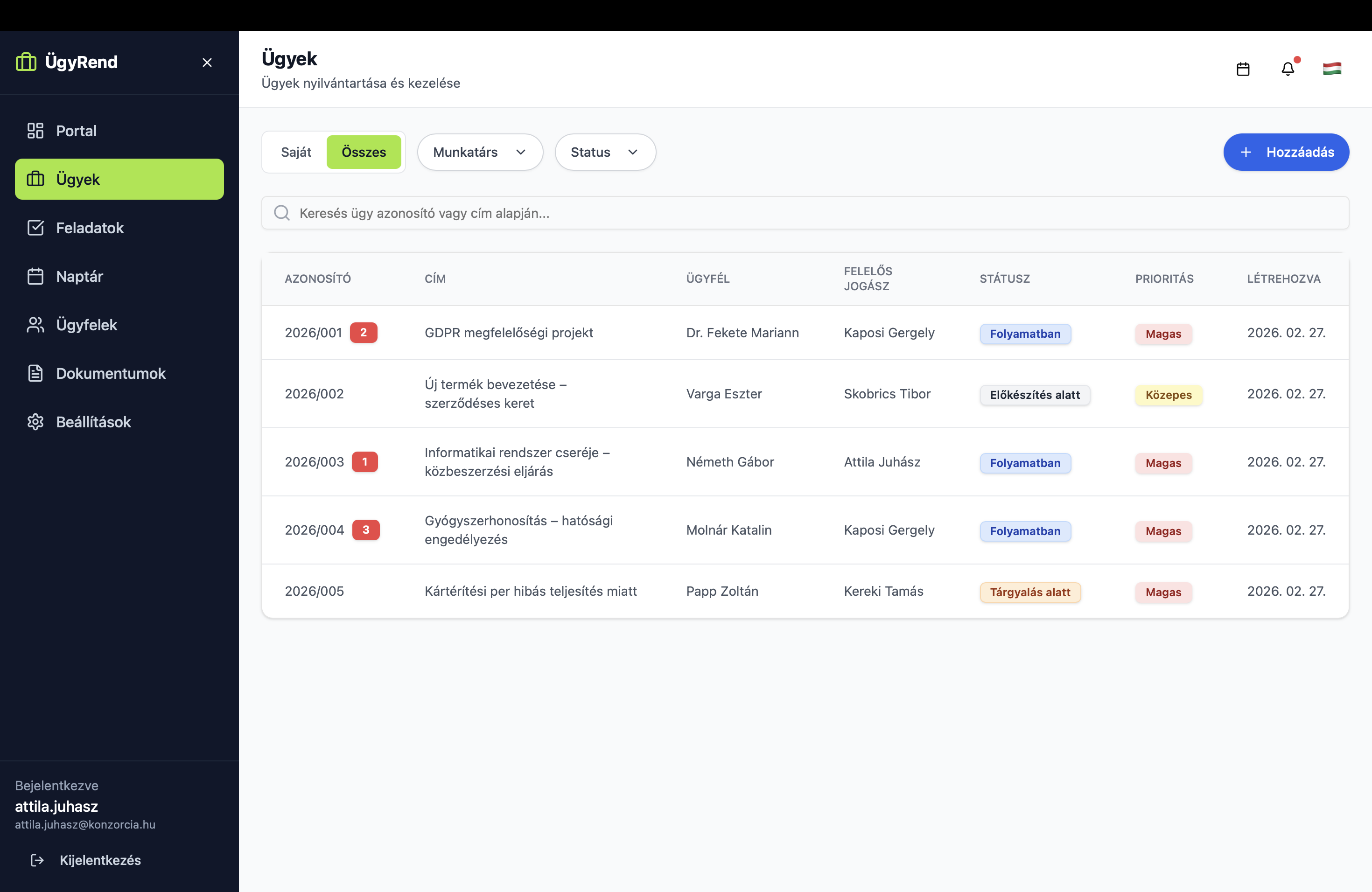 KÜR - Konzorcia ÜgyRend 2